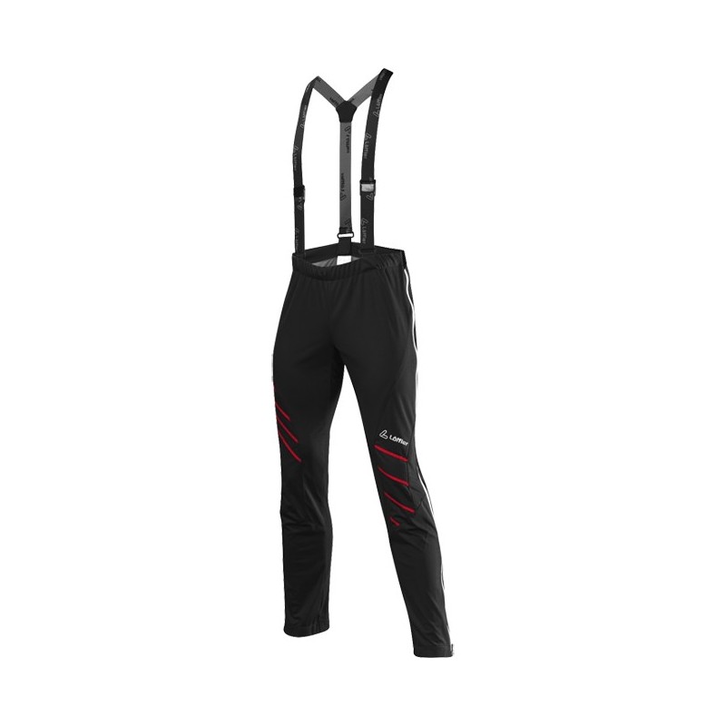 Menns bukser Löffler WS Softshell Light Worldcup Svart-rød Menns bukser Löffler WS Softshell Light Worldcup Svart-rød